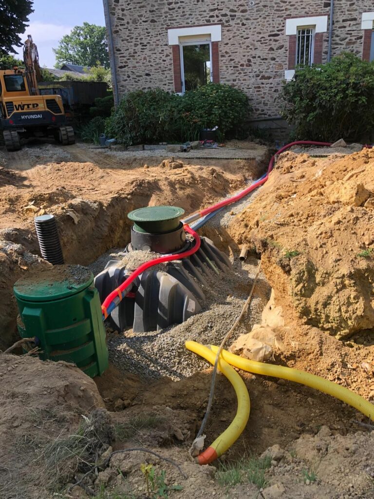 Installation assainissement individuel par Rainéa